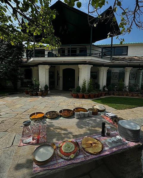 Have your meals in the stunning outdoors
