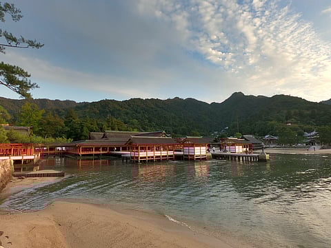 Floating temple Itsukushima