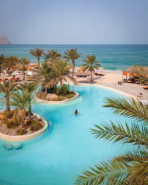 This secluded resort offers stunning views