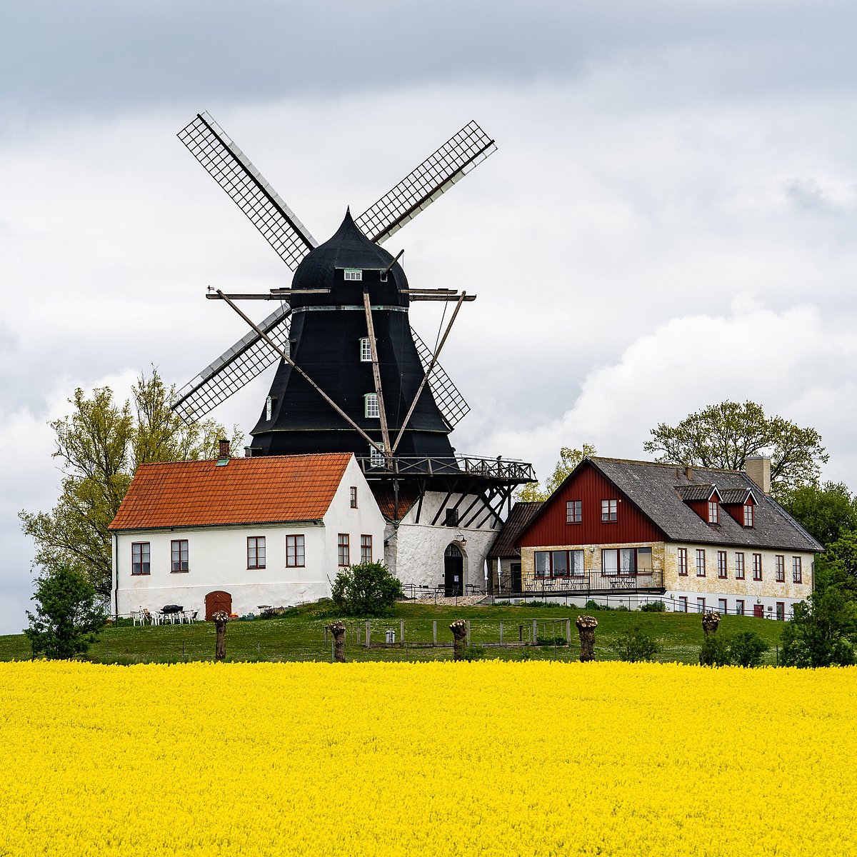 Shutterstock : Windmills and farms in Malmo, Sweden
