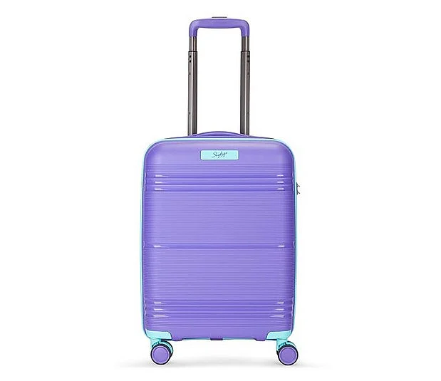 The Skybags Paratrip is a premium hard luggage trolley that comes in vibrant colours like yellow and purple