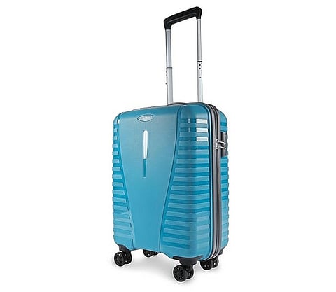 The Aristocrat Airpro Polypropylene Hardsided trolley is designed for travellers seeking a balance of durability and affordability