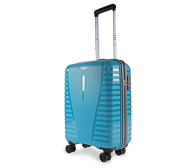 The Aristocrat Airpro Polypropylene Hardsided trolley is designed for travellers seeking a balance of durability and affordability