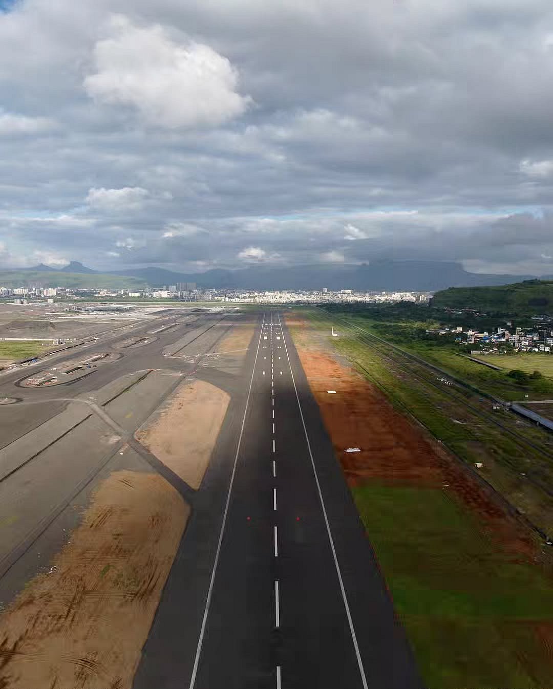 The runway of the soon-to-be-opened Navi Mumbai Airport