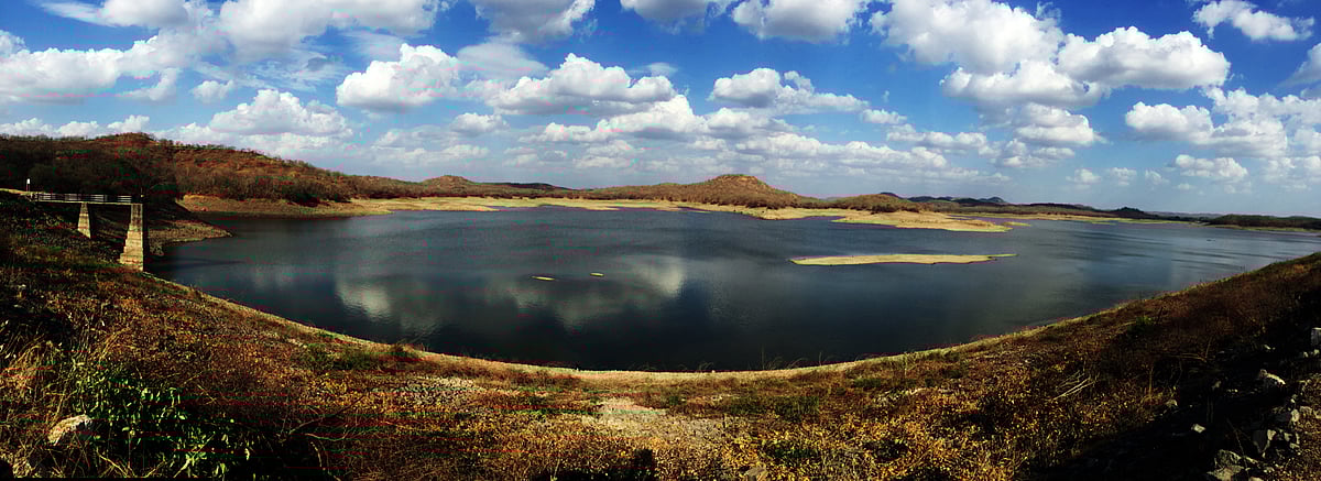 Naturally formed Kamleshwar Dam