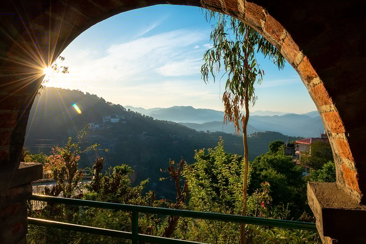 Sunrise over Kasauli in Himachal Pradesh