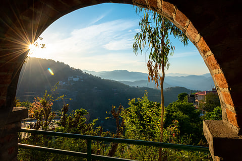 Sunrise over Kasauli in Himachal Pradesh