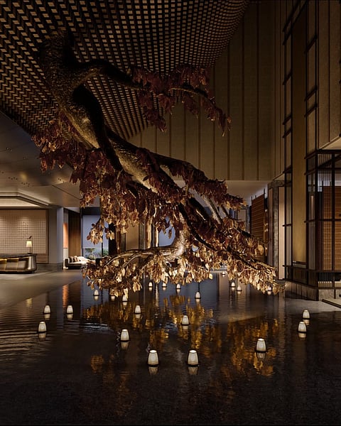The property is inspired from its surrounding environment