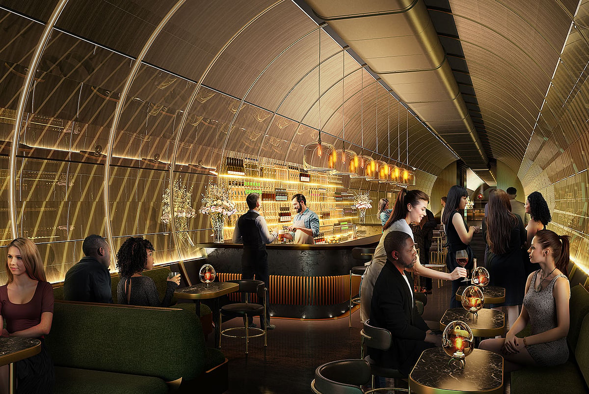An artists rendering of the transformed Kingsway Exchange Tunnels that will open in late 2027 or early 2028