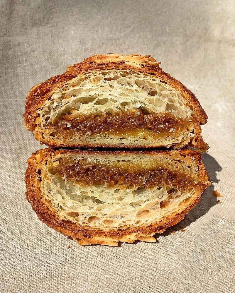 The double-baked Dream Cake croissant at Hart Bageri is a must-try variation of the classic dessert