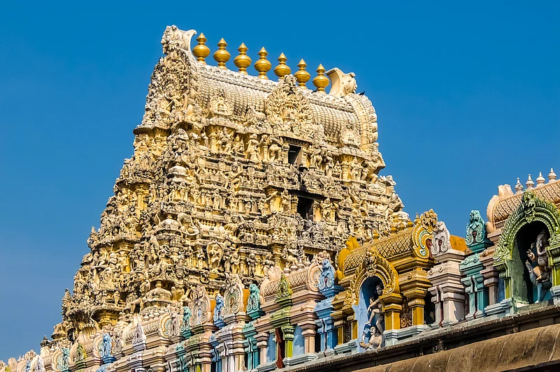 The Sri Ekambareswarar Temple in Kanchipuram has been around since at least 600 CE
