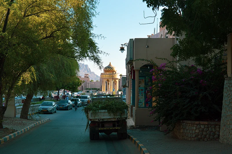 A street-view of Nizwa