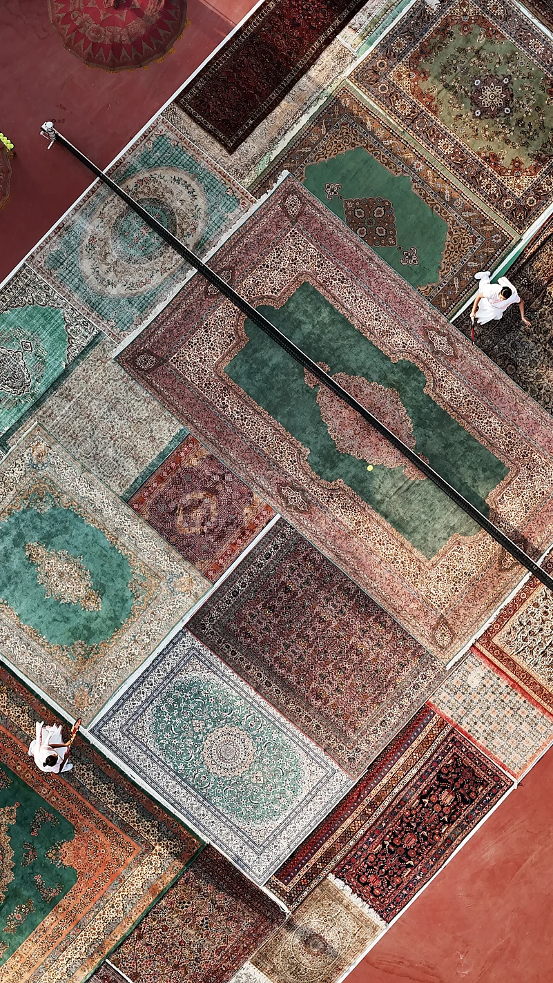 Aerial view of Jaipur Rugs
