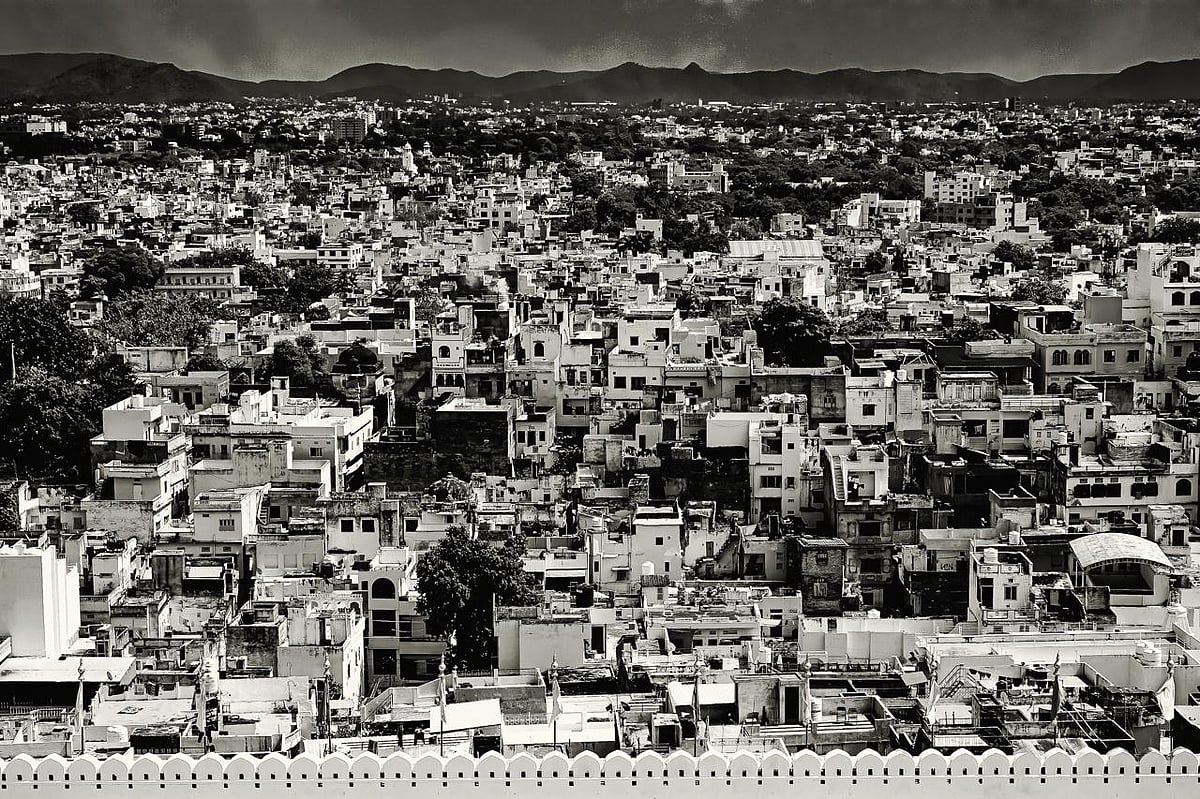 Panoramic view of Udaipur, Rajasthan