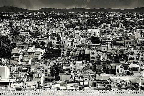 Panoramic view of Udaipur, Rajasthan
