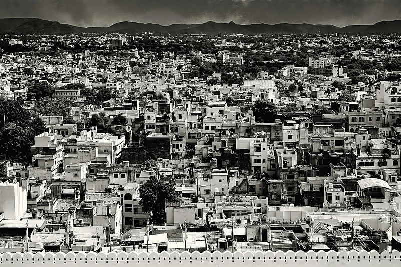Panoramic view of Udaipur, Rajasthan