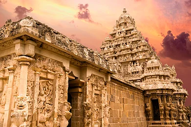 jaimaa/Shutterstock : The Kailasanathar Temple is famed for its intricately carved Hindu art and houses some of the first mural artworks in Tamil Nadu