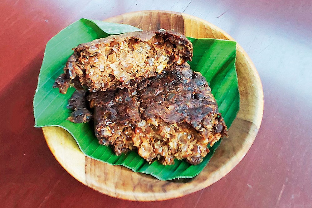 Axone, or fermented soyabean, is commonly used in Naga cuisine