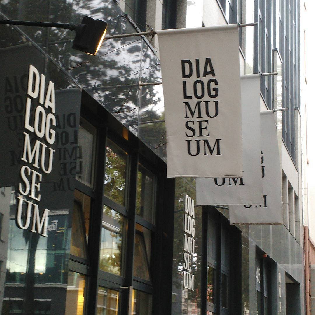 The Dialog Museum houses pitch-dark rooms. 