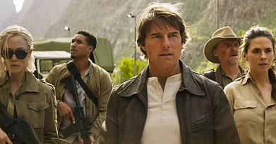 missionimpossible/instagram : A shot from Mission: Impossible - Dead Reckoning