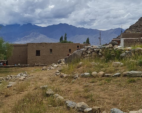 Munuwar's House in Saboo has been restored using local materials.