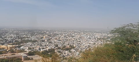 Bird's eye view of Bhuj