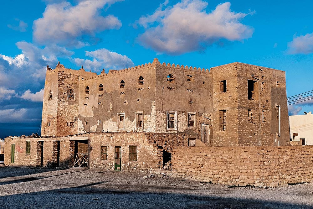 Traditional houses in Mirbat