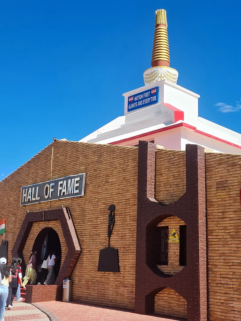 The Hall of Fame in Ladakh is maintained by the Indian Army.