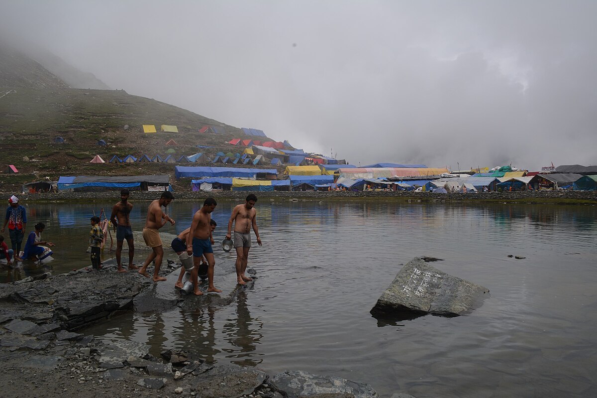 Manimahesh Lake is a high altitude lake in Himachal Pradesh.