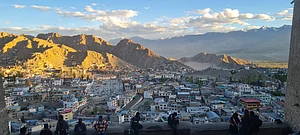 Purnima Sharma : View from the Leh Palace