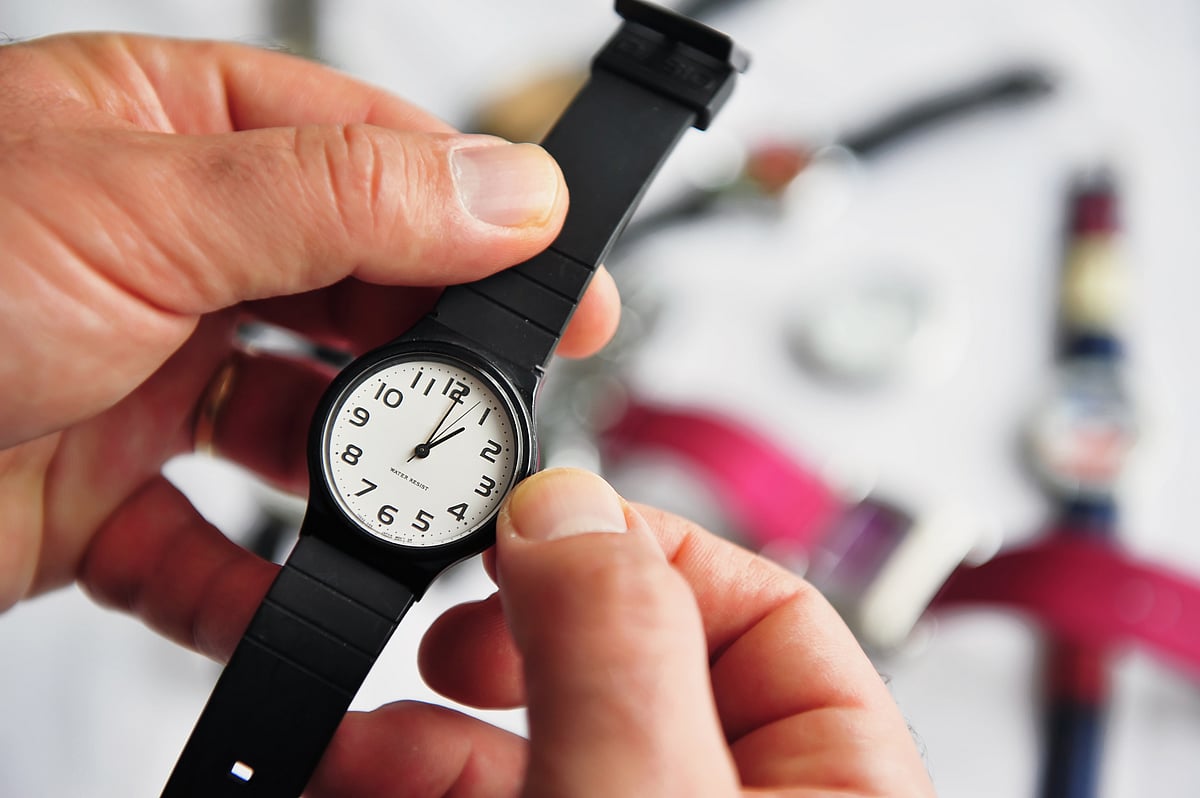 Adjust to a new time zone by setting your watch or phone to the time of your destination