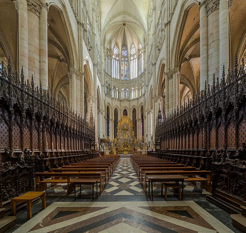Amiens Cathedral Choir, Picardy, France