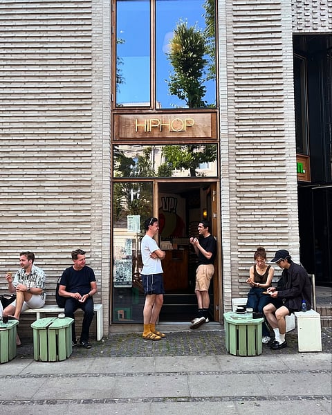 The cafe specialises in light-roasted coffee