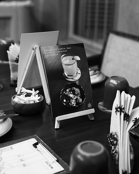 The menu changes with the seasons