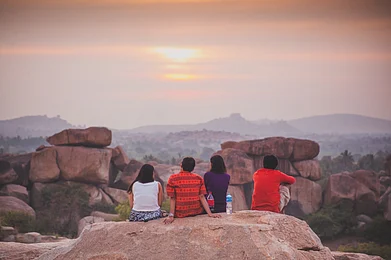 Anze Furlan/Shutterstock : Hampi is set in a boulder-strewn landscape along the banks of the Tungabhadra River.