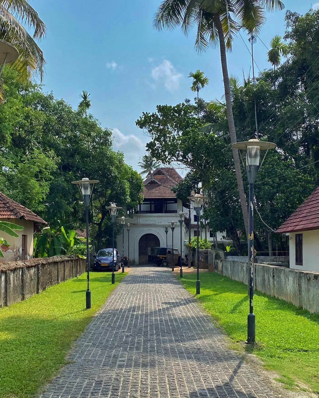 Paliam Palace reflects traditional architectural elements