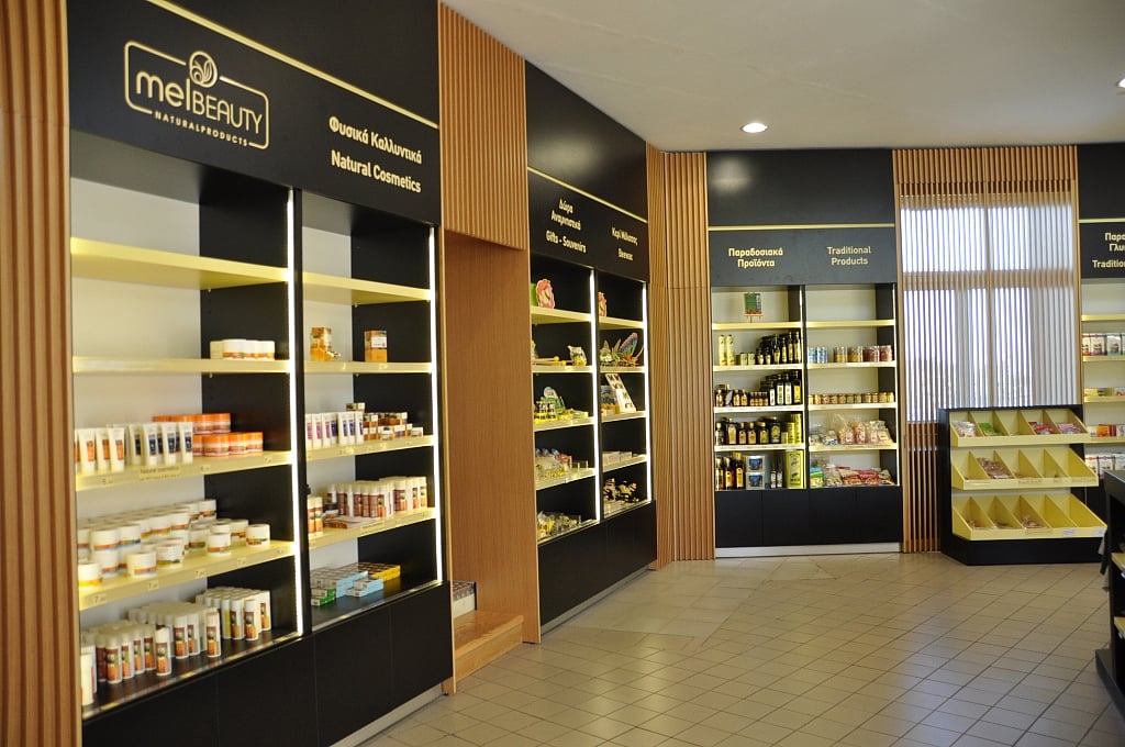 Inside the Bee Museum shop