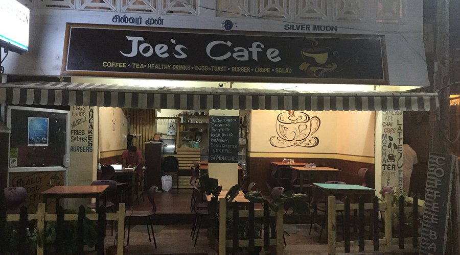 Joe’s Cafe in Mahabalipuram has a laid-back vibe. 