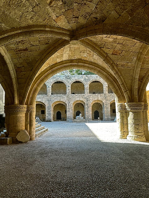 Palace of the Grand Master, originally a 7th-century Byzantine fortress