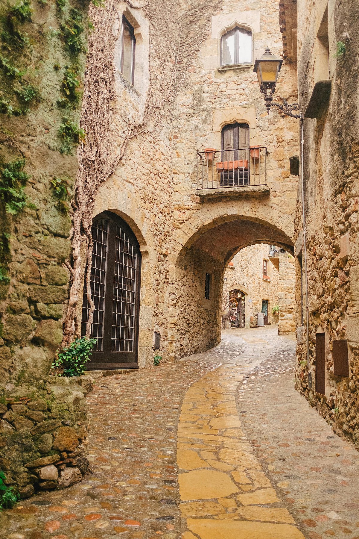Inside the cobbled pathways of the Old Town