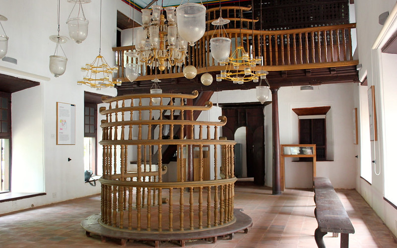 Inside Chendamangalam Synagogue