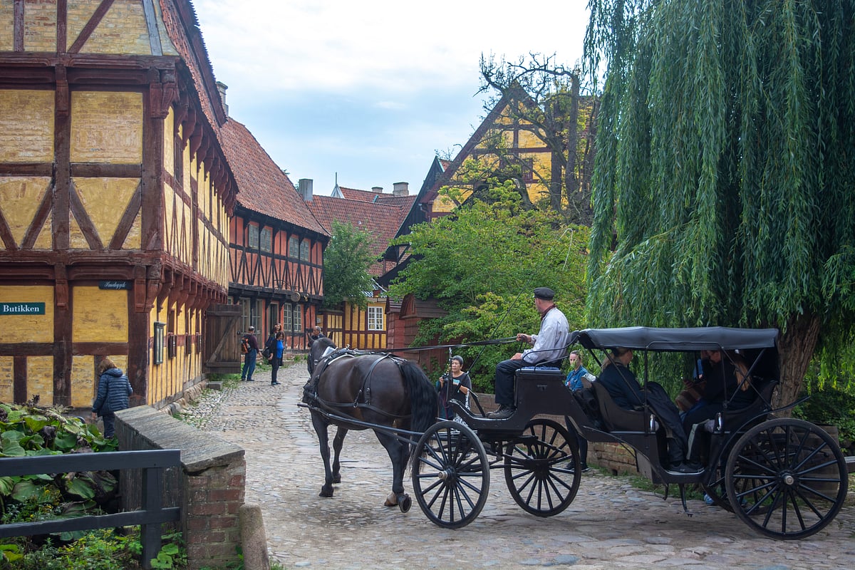 Den Gamle By is an open-air museum in Old Town. 
