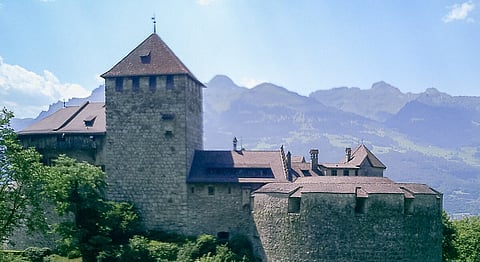 Vaduz Castle is the official residence of the prince of Liechtenstein.