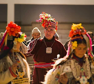 kritikasinghbisen/instagram : Scenes from a traditional Brokpa tribe dance