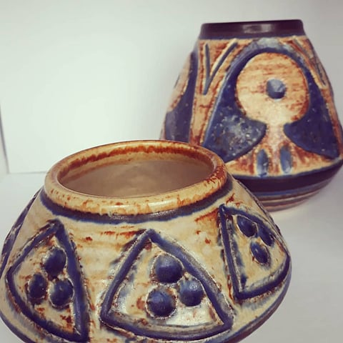 Fine examples of Bornholm Pottery