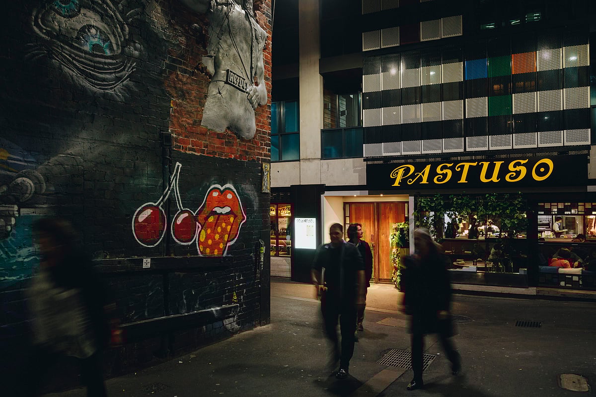 Discover Melbournes thriving art scene around Duckboard Place