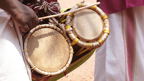The percussion instruments made in Peruvemba are supplied across the country.