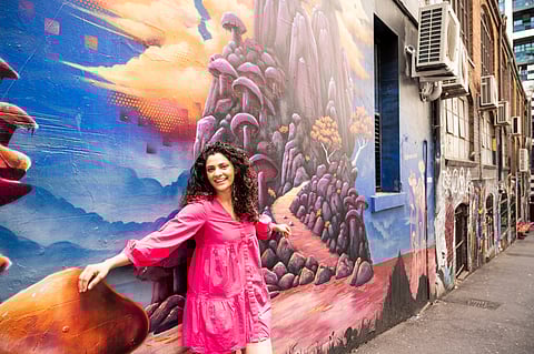 Watch the city become a vibrant canvas 