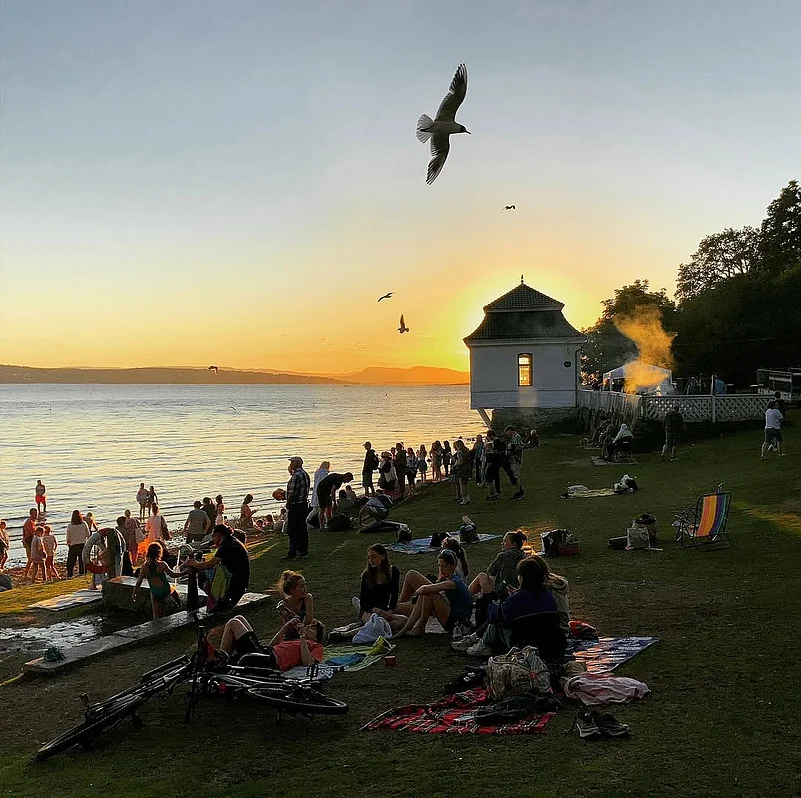 An evening of Sankt Hans Aften.