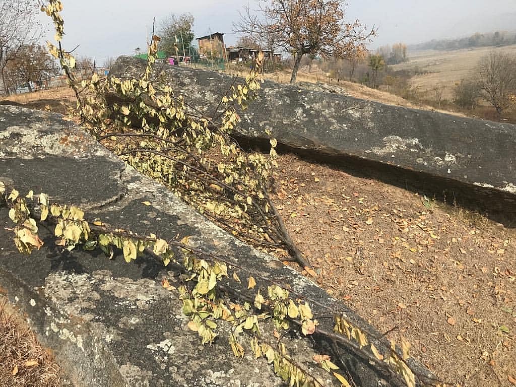 The megaliths of the Gufkral caves have been neglected. 